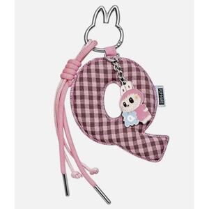 Pop Mart MONSTERS LABUBU Pin for Love Keychain Pendant, LETTER Q Bag Charm, NEW